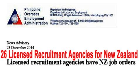 philippines agency for new zealand